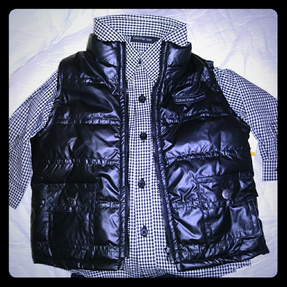 12M Calvin Klein Jeans 3 Piece Set